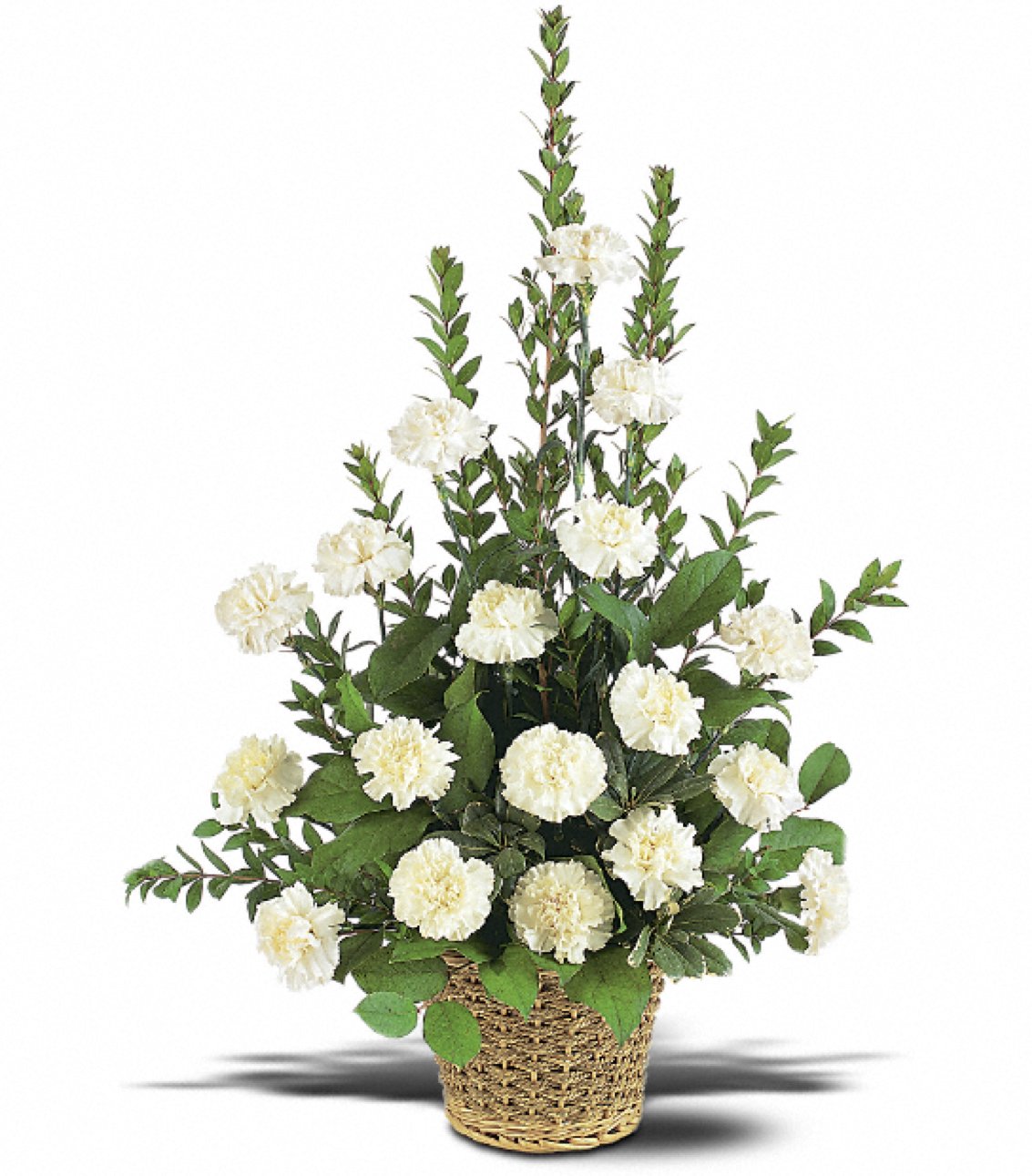 White Simplicity Basket Altarpiece