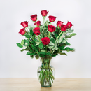 1 Dozen Red Roses Arranged