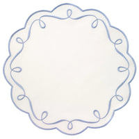 Ribbon Twirl Placemat - Ice Blue - Set of 4