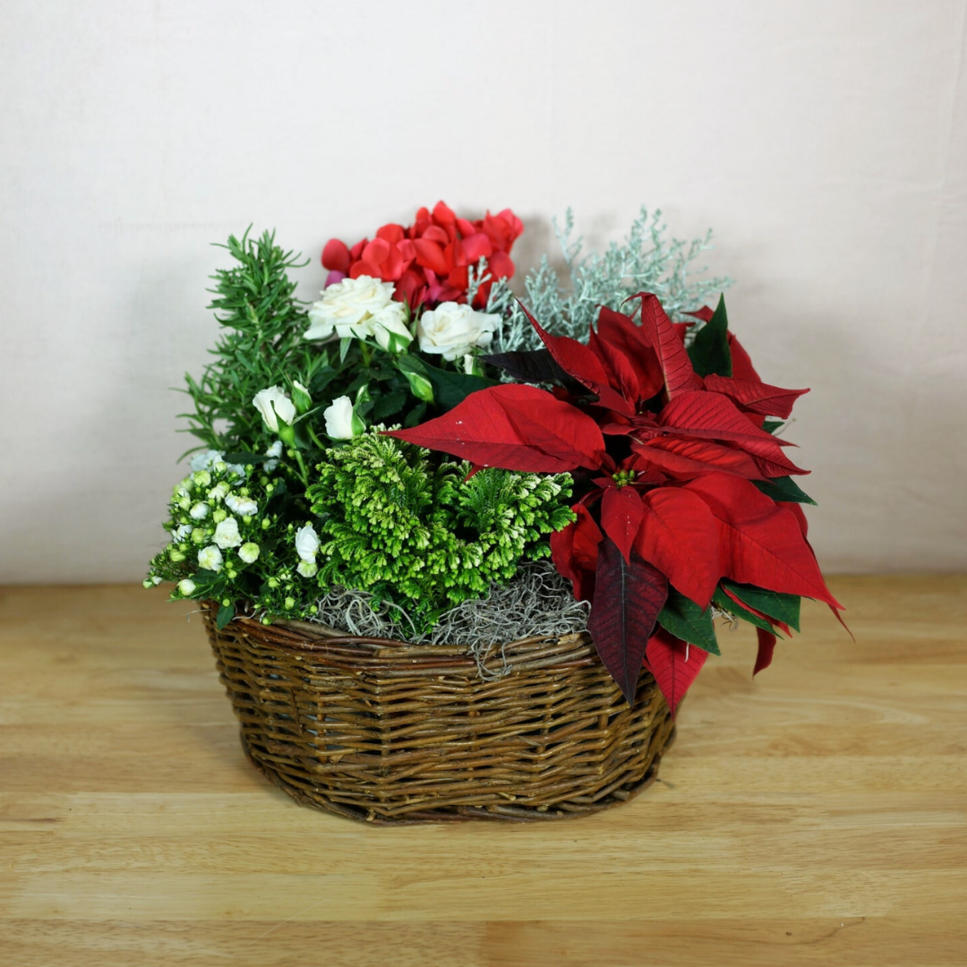 Holiday European Garden Basket