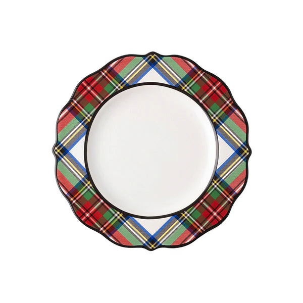 Juliska Stewart Tartan Dessert/Salad Plate