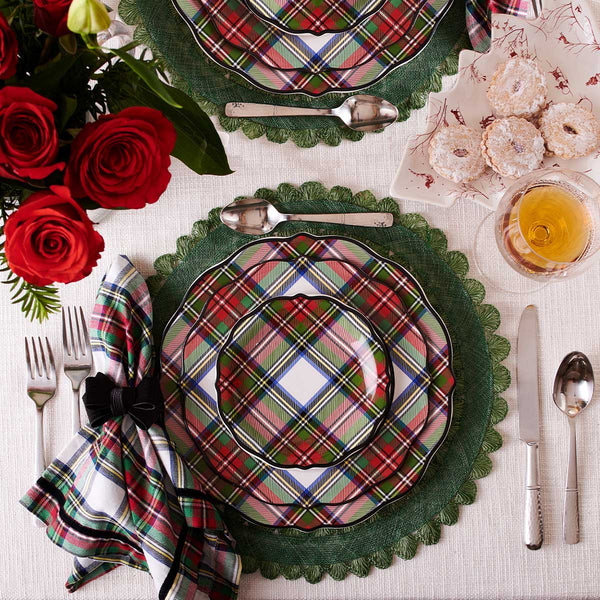 Juliska Stewart Tartan Dessert/Salad Plate