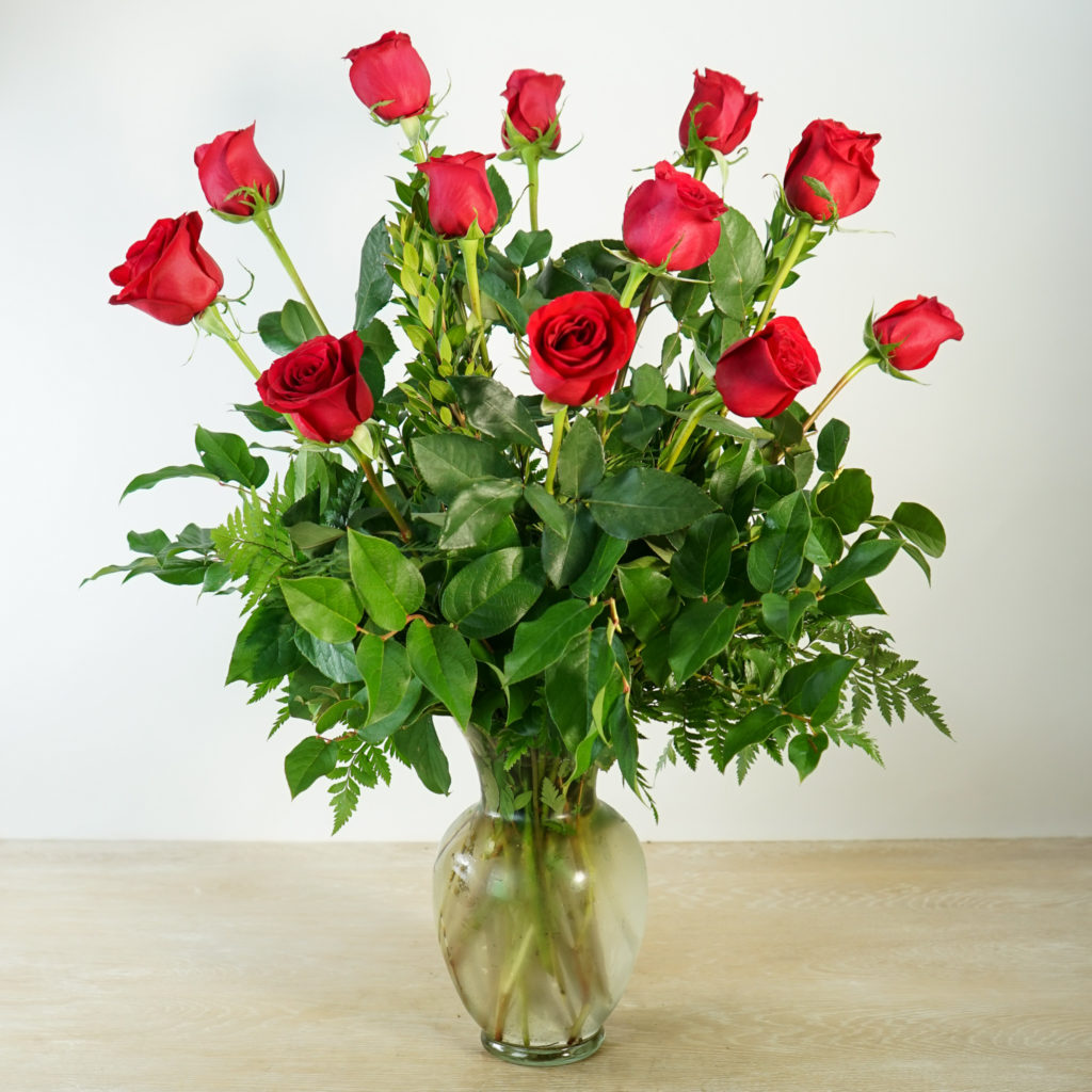 1 Dozen Red Roses Arranged - Tipton & Hurst